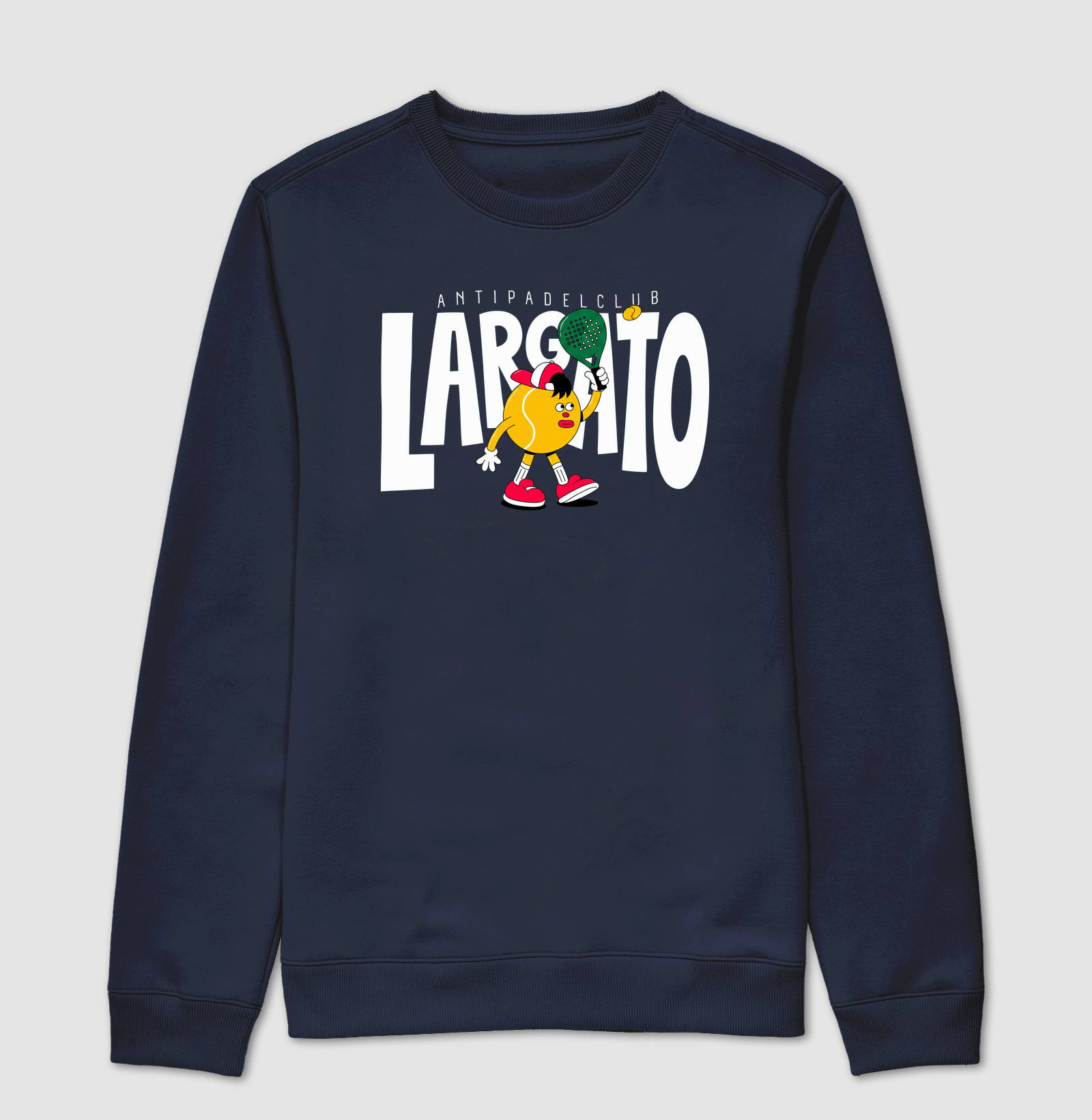 Camiseta Largato Anti Padel Club Mascote Vermelha - Imagem 4