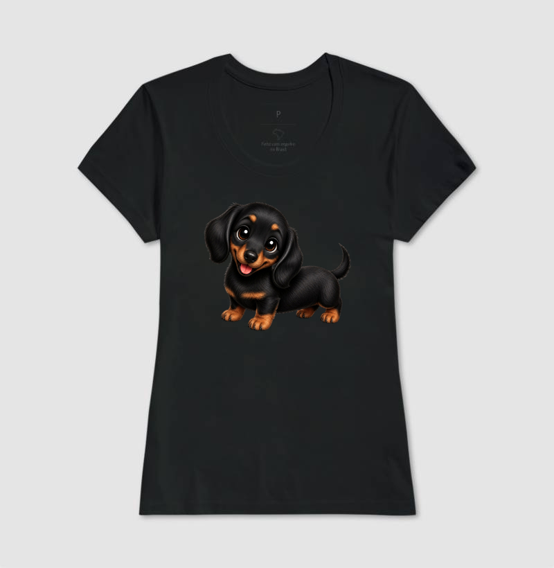 Dachshund Preto - Desenho Animado - Imagem 3