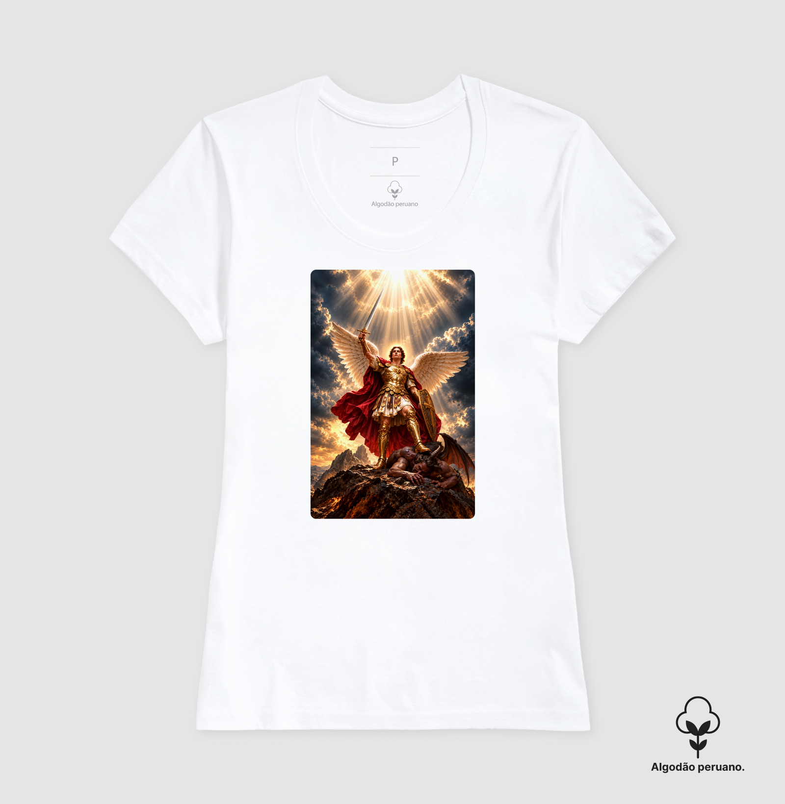 Camisa Católica São Miguel Arcanjo Vitorioso - Imagem 5
