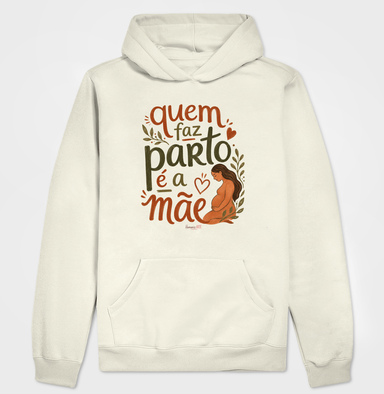 Quem faz Parto é a Mãe Hoodie Slim - Imagem 2