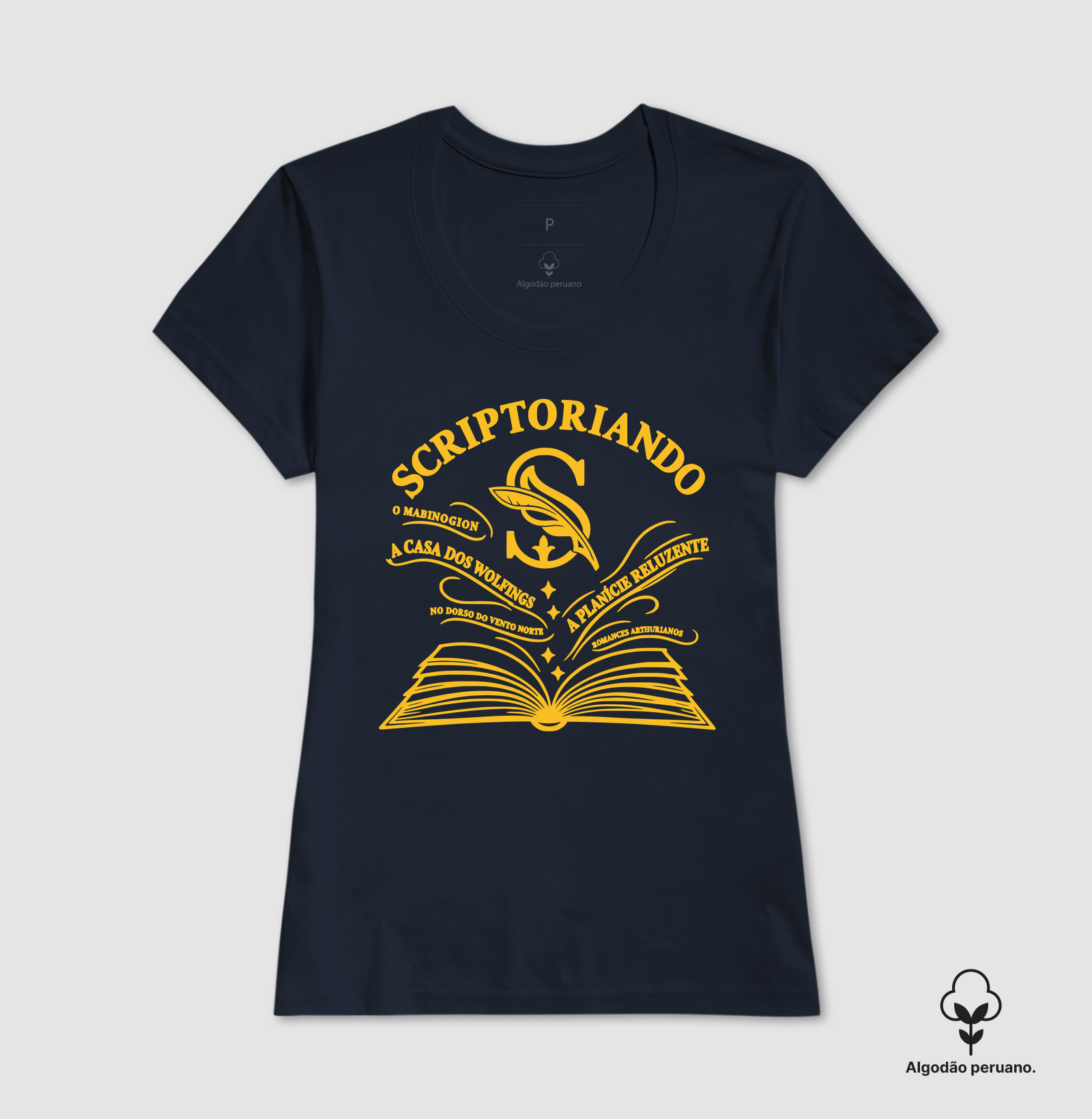 Scriptoriando — Biblioteca Viva — Algodão Peruano - Imagem 6