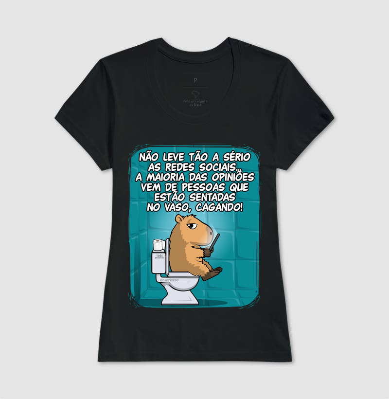 Camiseta Capivara Banheiro - Imagem 3