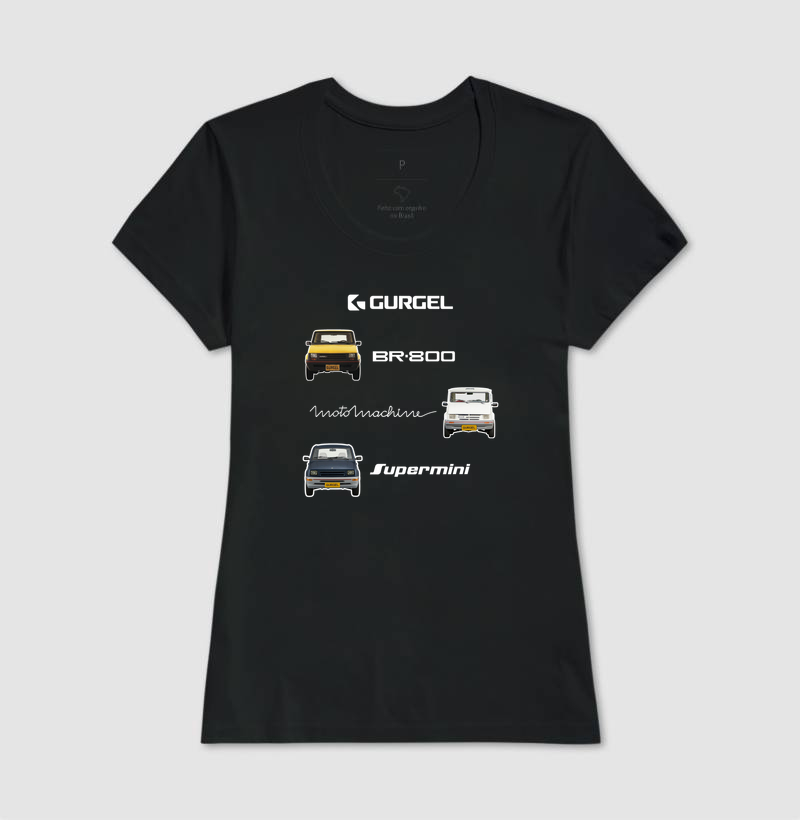 Camiseta Gurgel BR-800, Motomachine e Supermini | AMMAR - Imagem 3