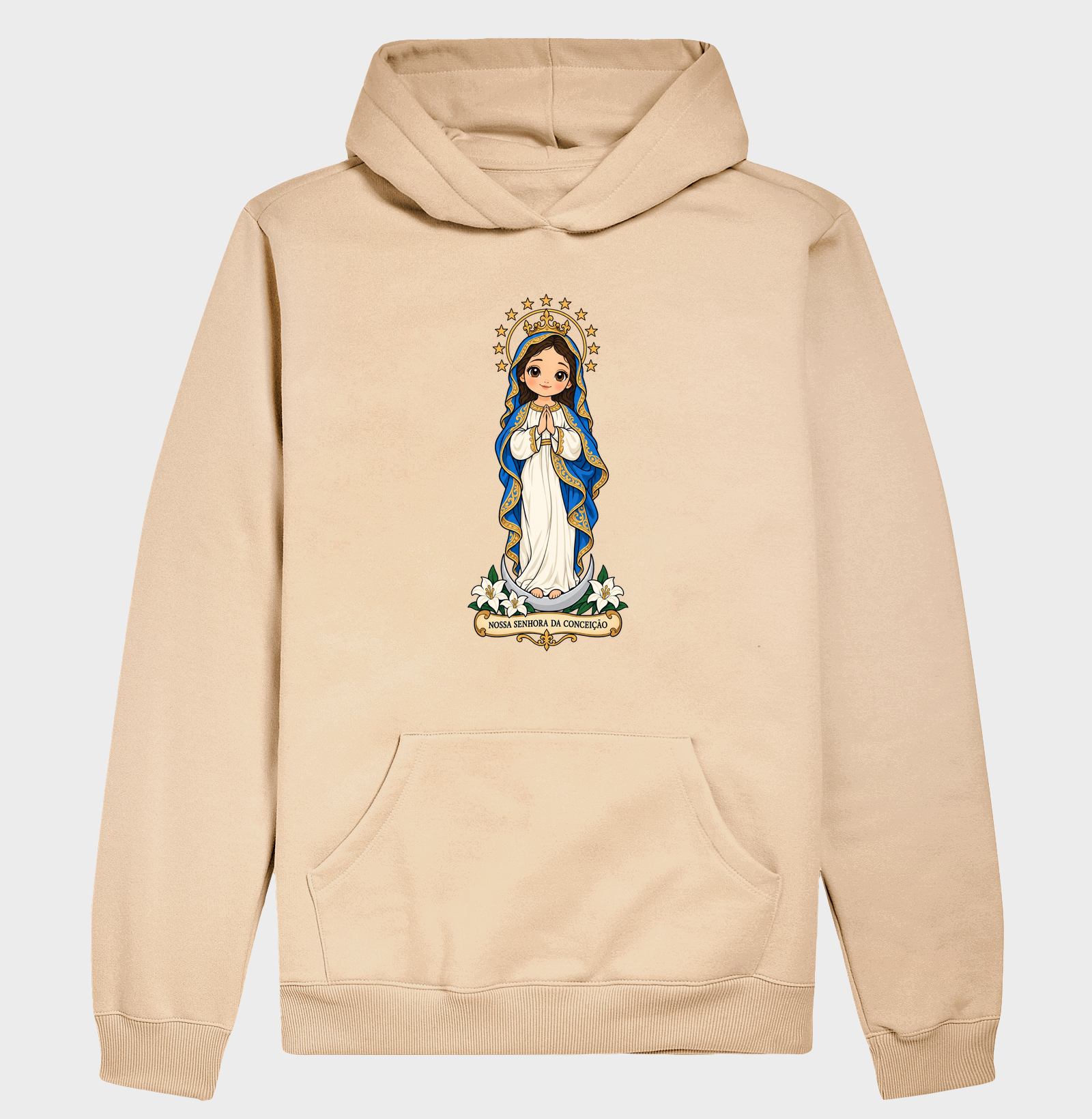 Nossa Senhora da Conceição estilo chibi - Imagem 5