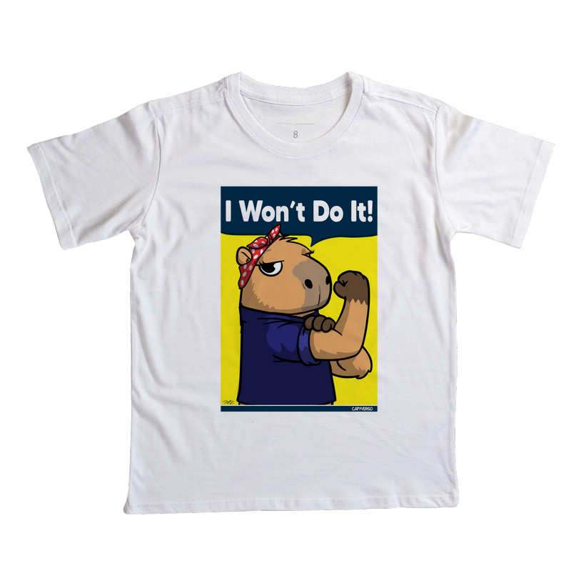 Camiseta Capivara I won’t do it! - Imagem 2