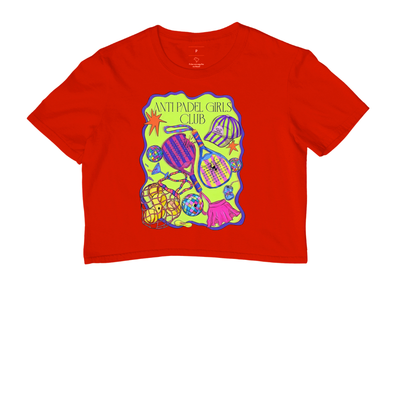 Camiseta Feminina Anti Padel Girls Club Retrô - Imagem 7