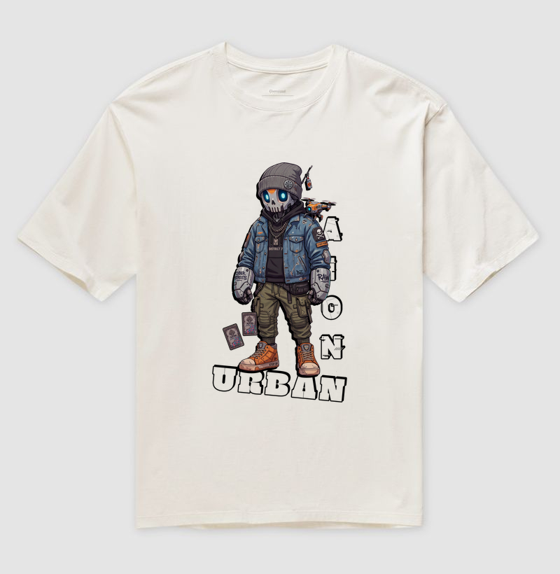 Camiseta Oversized Apollo Urban | Linha Abstract — Aion Abstract - Imagem 4