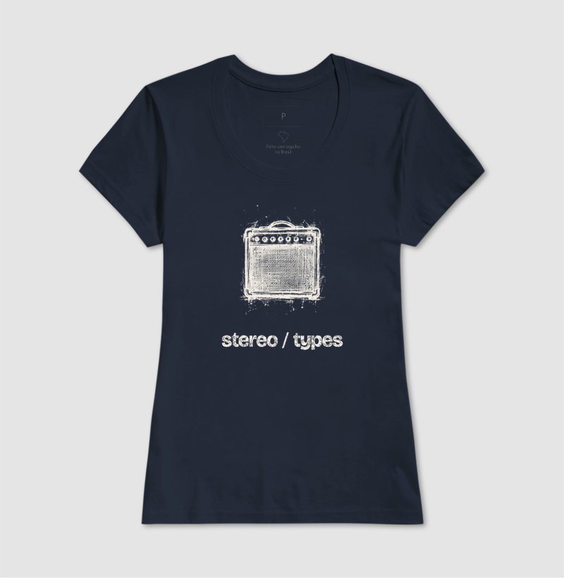 Amplificador · Carvão · Traço Claro · STEREO TYPES - Imagem 5