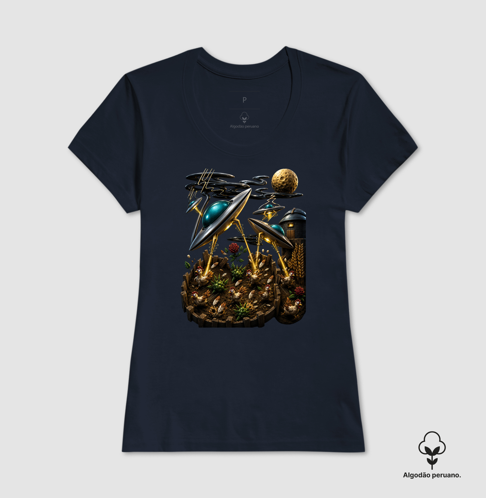 Camiseta Algodão Atack Alien - Imagem 7