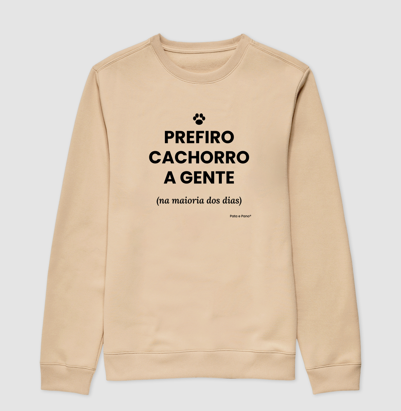 SUÉTER MOLETOM PREFIRO CACHORRO - Imagem 2