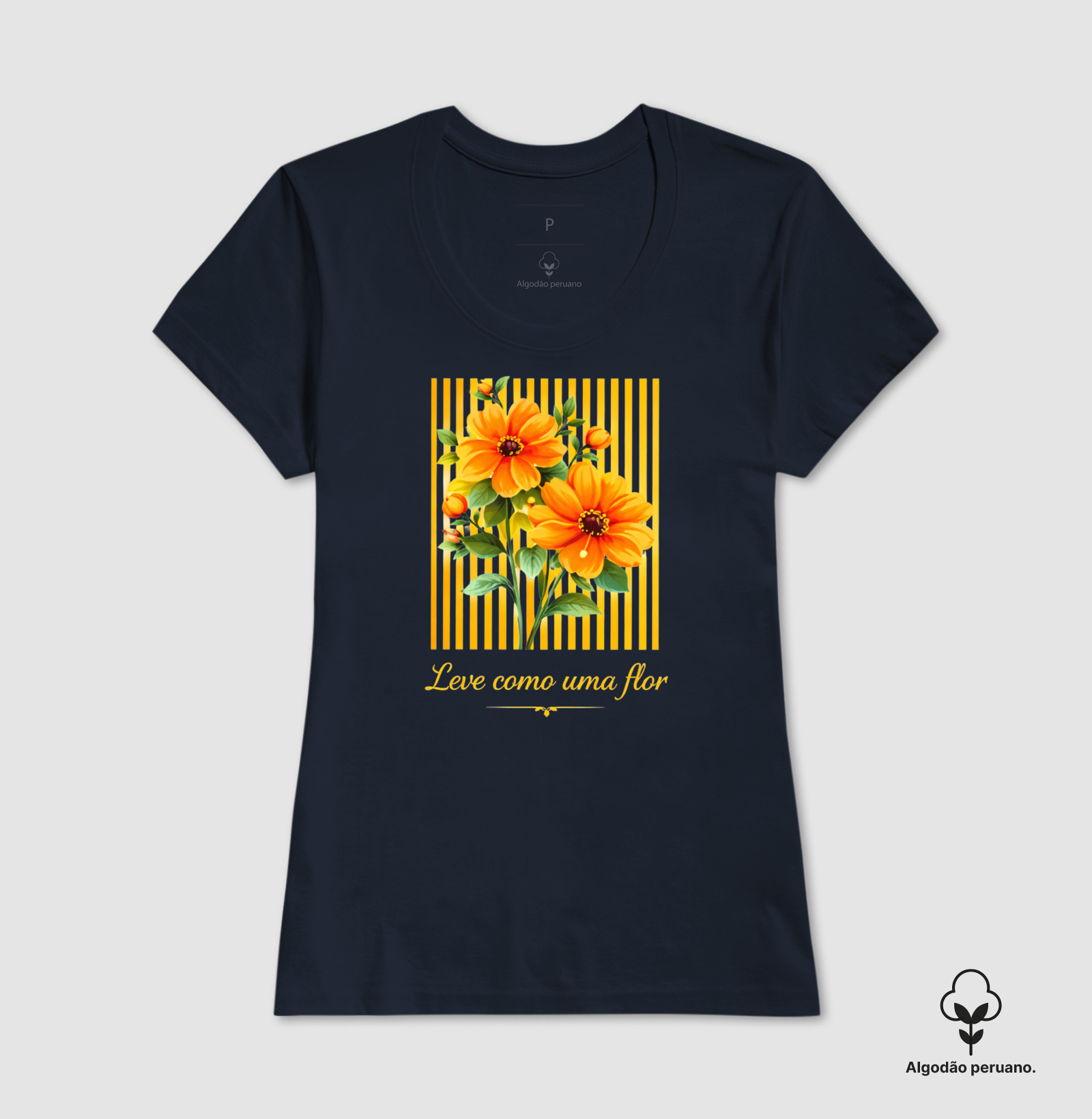 Camiseta Leve como uma flor  - Imagem 6
