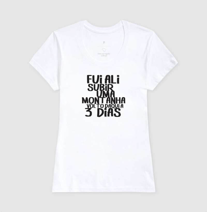 Camiseta Terapia de Altitude | Fui Ali Na Montanha - Imagem 6