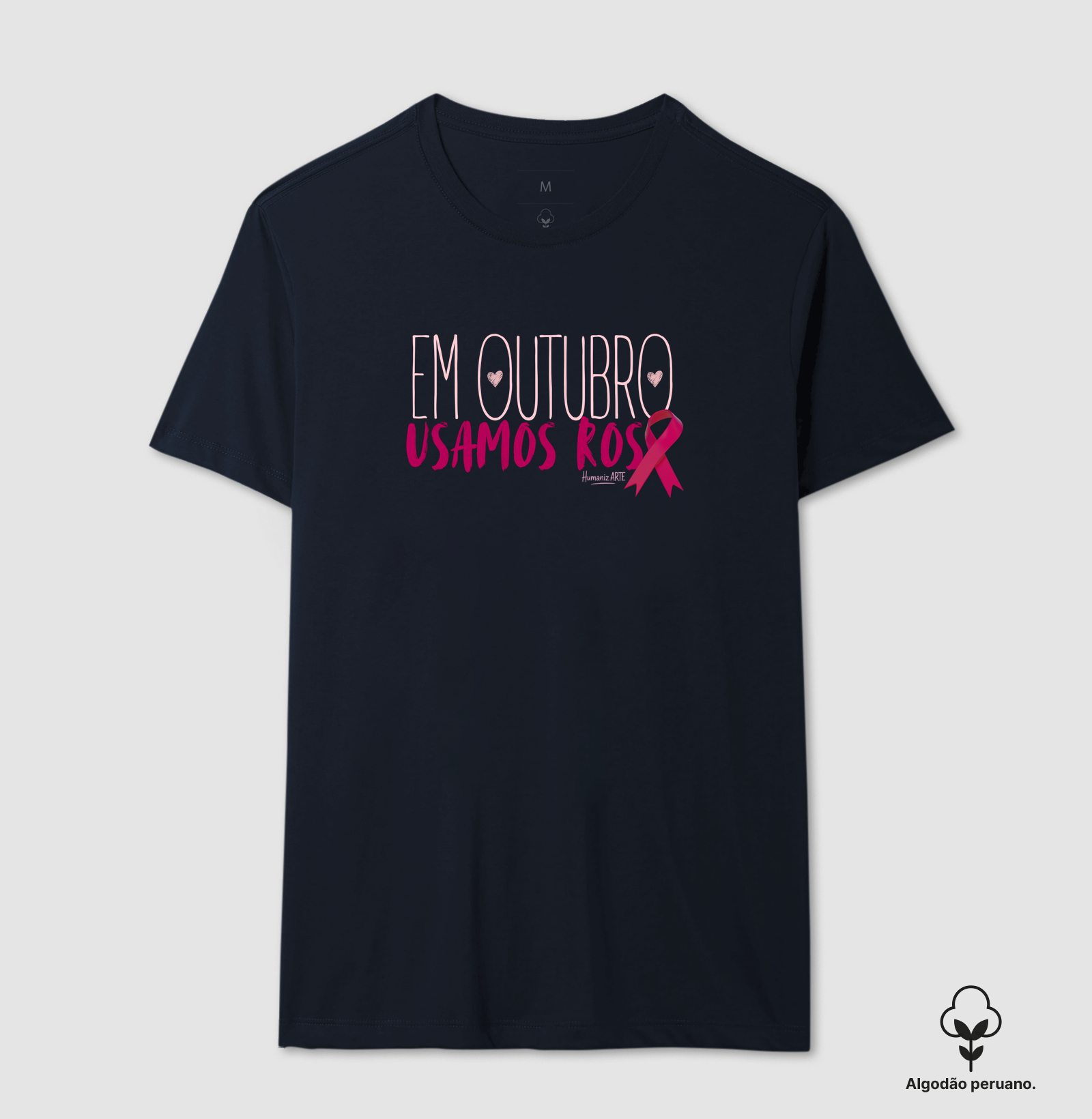 Em Outubro, Usamos ROSA 🩷 Algodão Peruano - Imagem 6