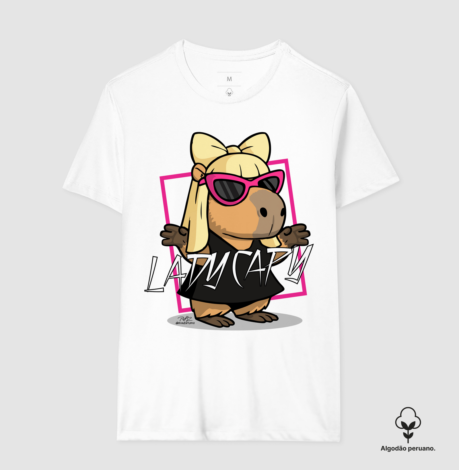 Camiseta Capivara Lady Capy - Imagem 2