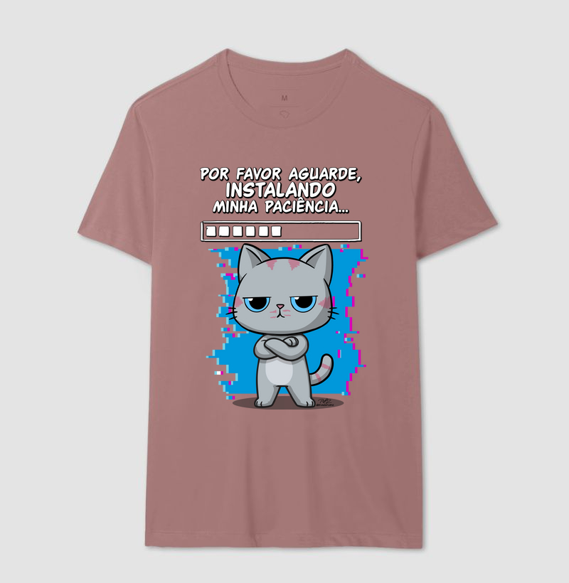 Camiseta Gato Sincero Paciência - Imagem 16