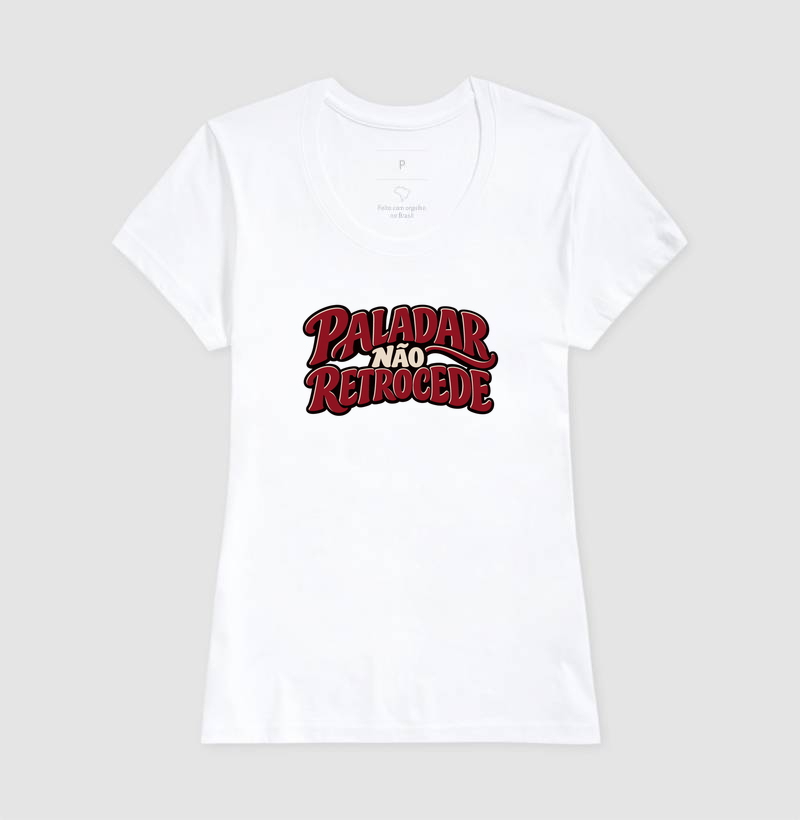 Camiseta Paladar Não Retrocede – Frase Divertida de Vinho - Imagem 5