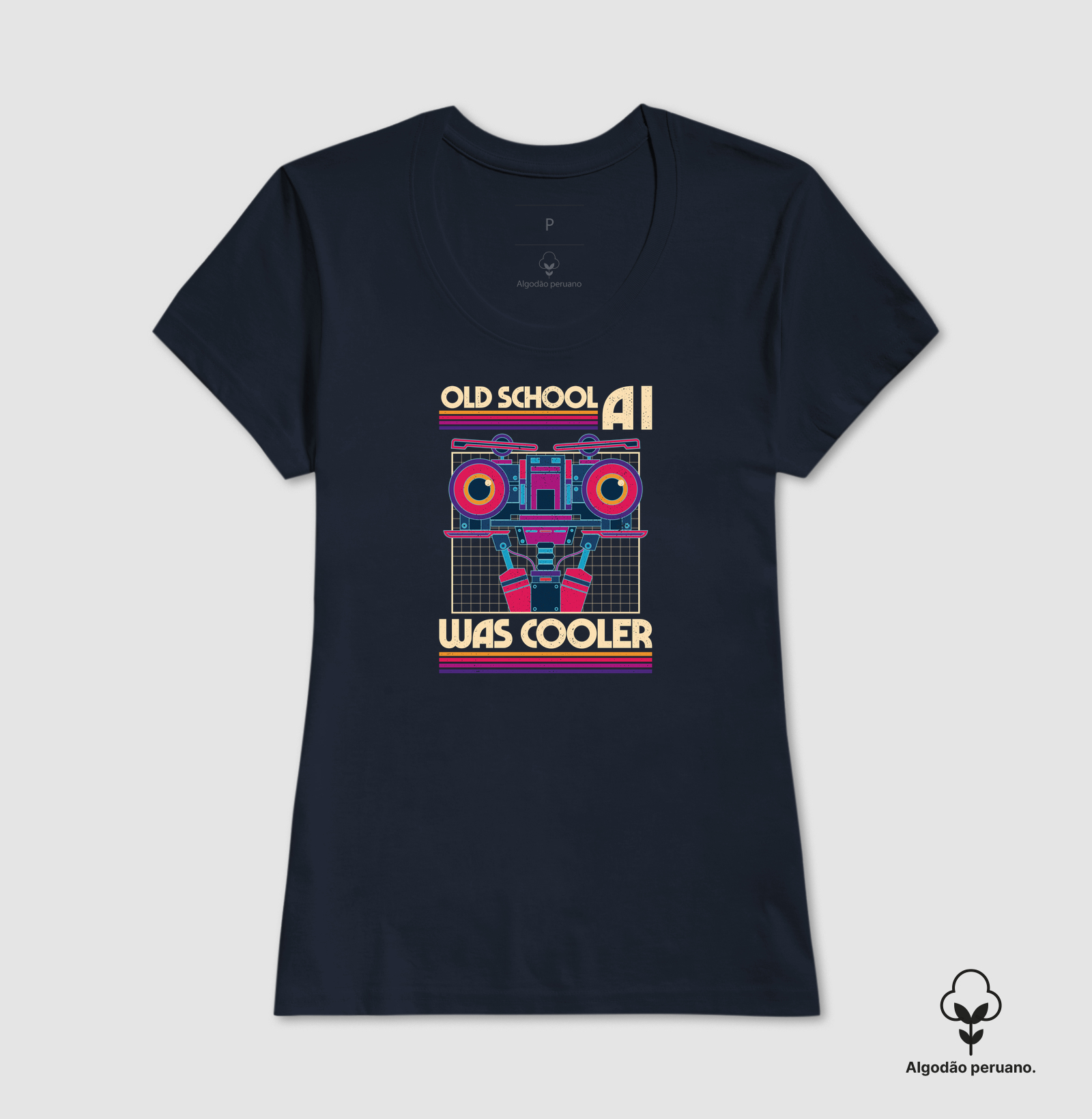 Camiseta Algodão Peruano Old School AI - Imagem 5
