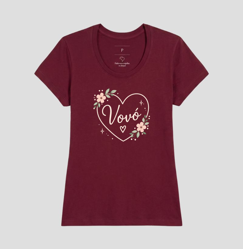 Vovó - coração e flores - Imagem 11