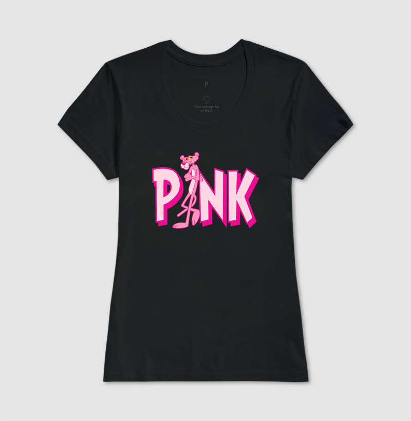 Camiseta Pantera Cor de Rosa - Imagem 3