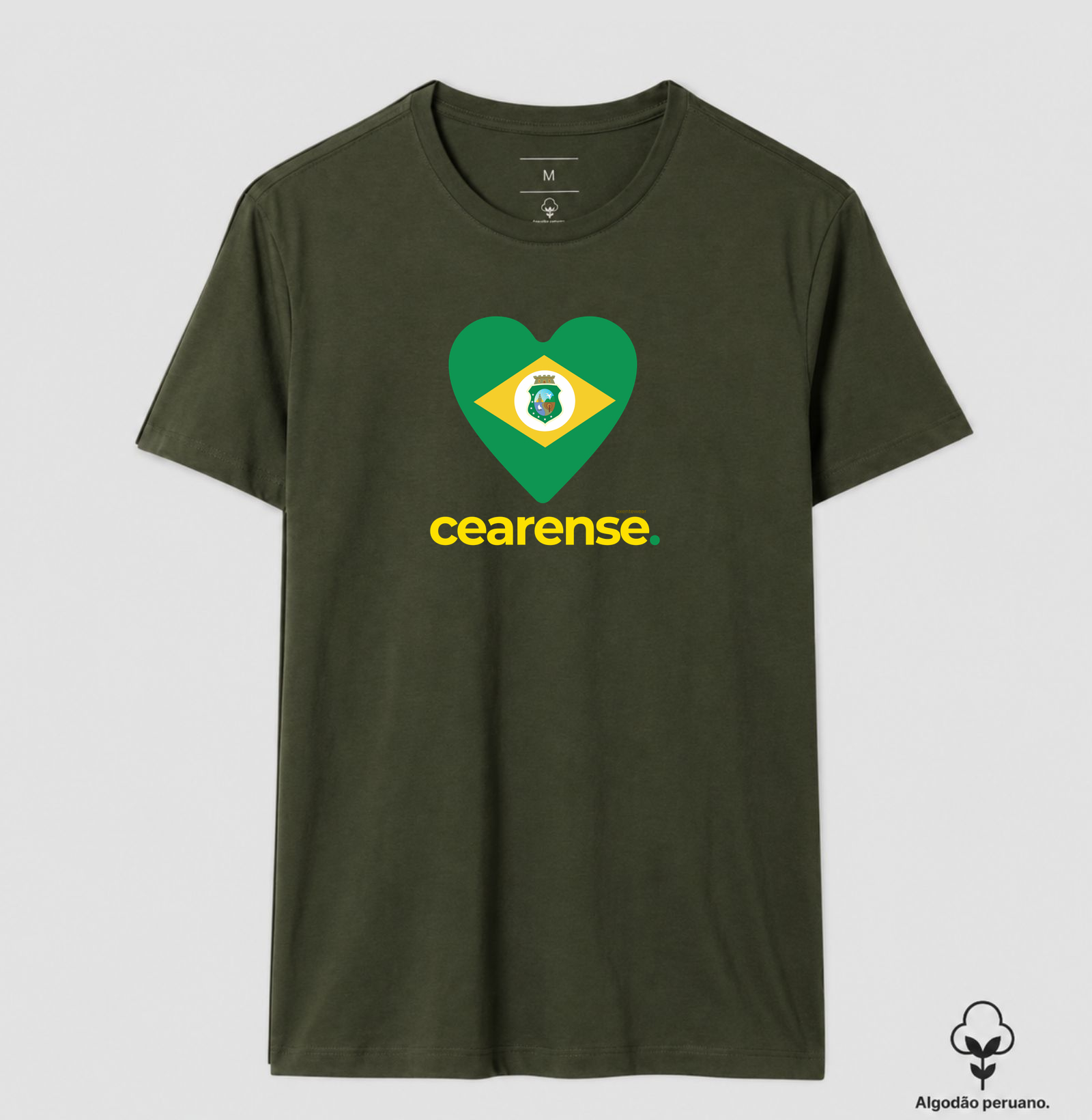 Camiseta Coração Cearense. | OxenteWear - Imagem 8