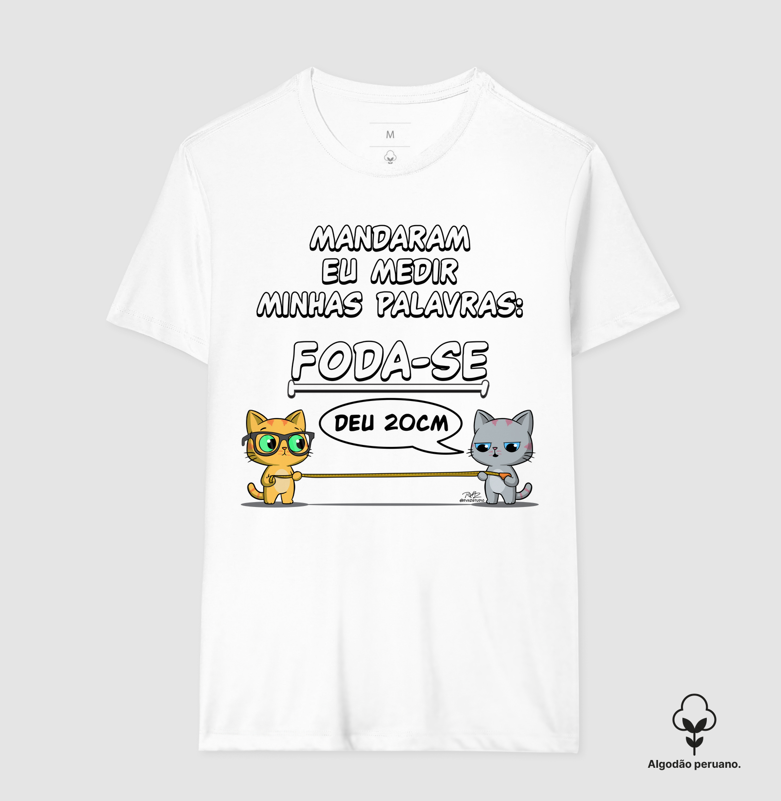 Camiseta Gato Sincero Medir Palavras - Imagem 6