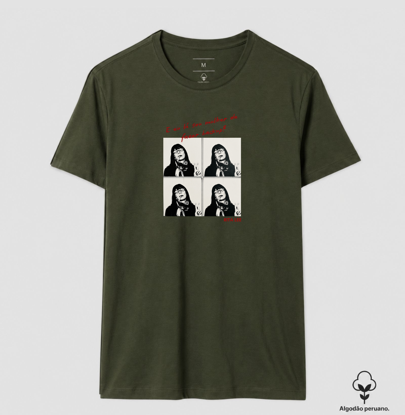 Camiseta Feminina Eu Lá Sou Mulher de Fazer Backup Frase Engraçada Pop Art Estampa Unissex - Imagem 9