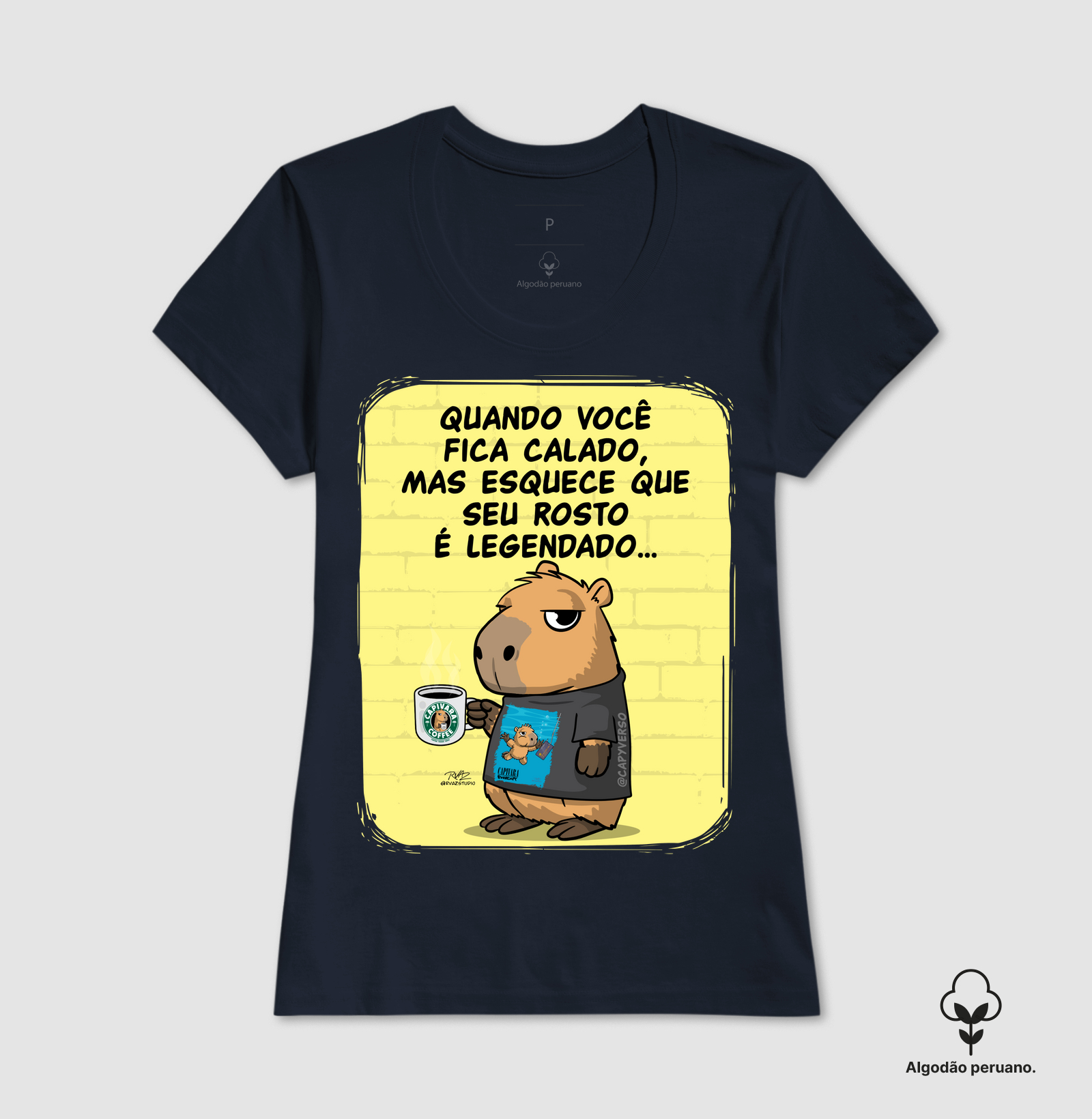 Camiseta Capivara Legendado - Imagem 6