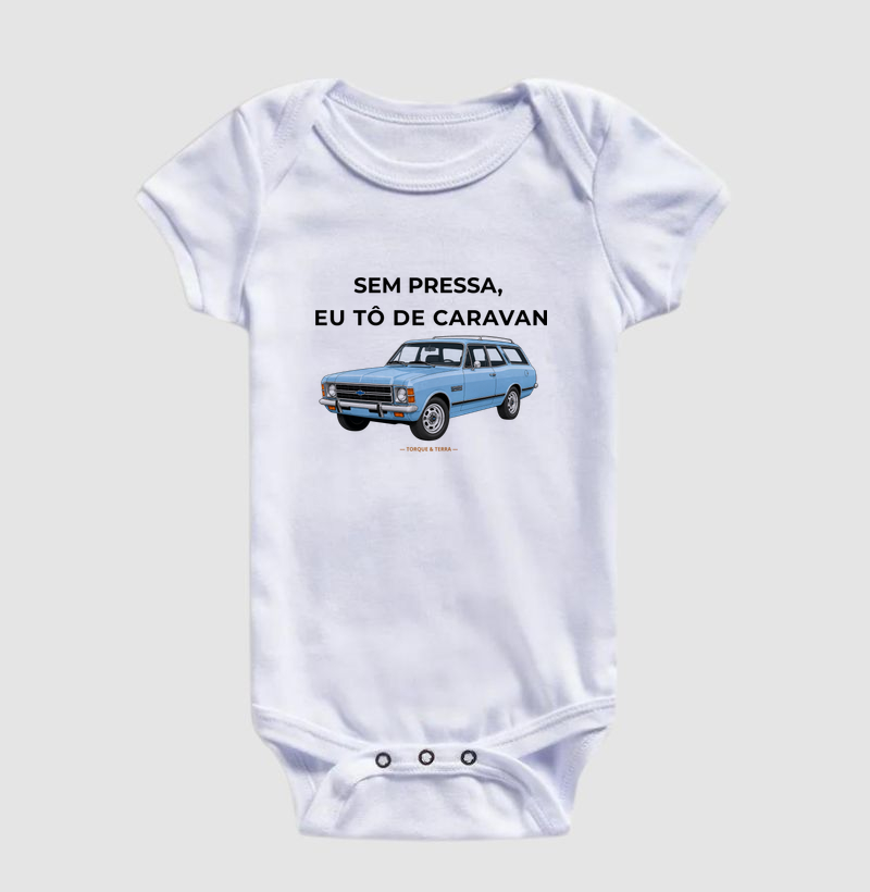 Sem pressa, eu tô de Caravan - azul claro - Imagem 3