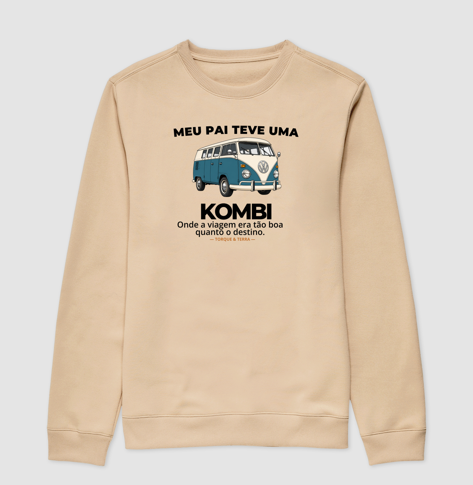 Meu pai teve uma - KOMBI - azul com branco - Imagem 3