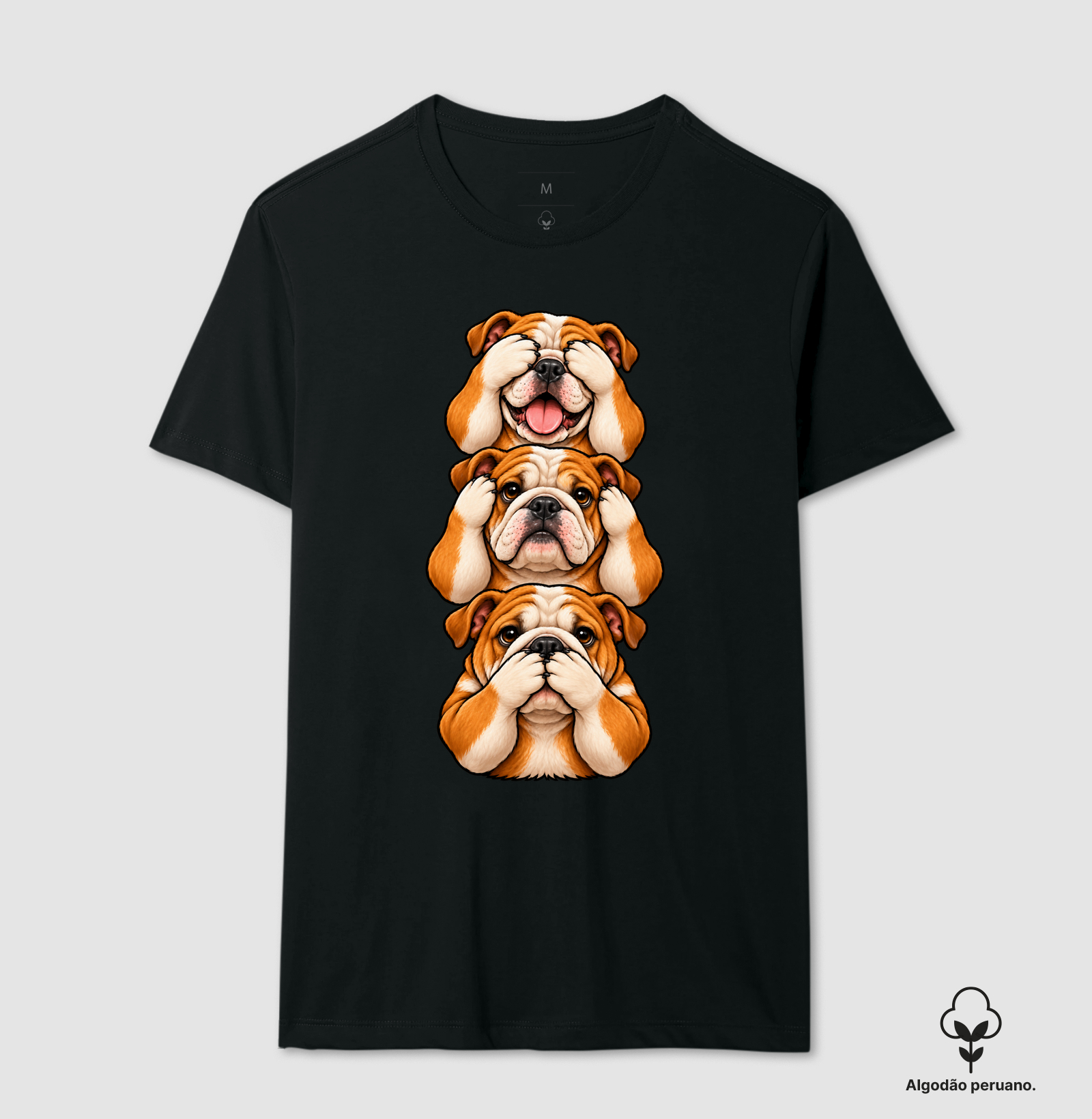 Ver, Ouvir e Falar versão Bulldog (minimal) - Imagem 4