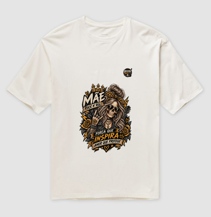 Camiseta Mãe Rock N’ Roll - Imagem 4