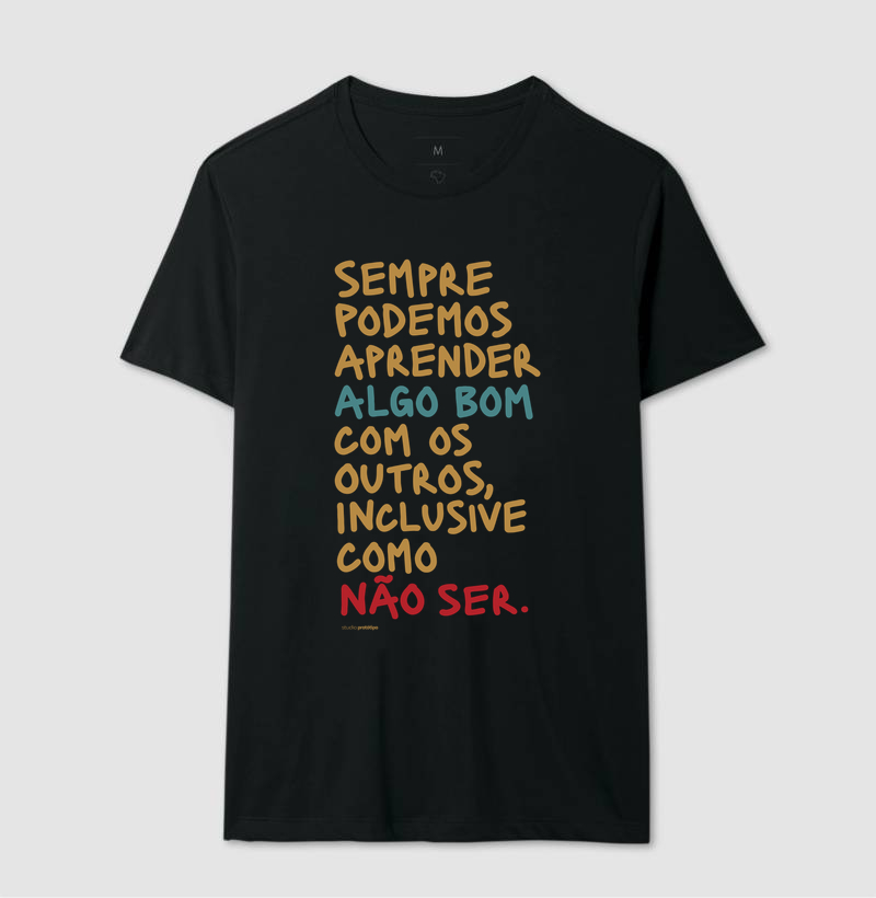 Camiseta Sempre Podemos Aprender Algo Bom - Imagem 2
