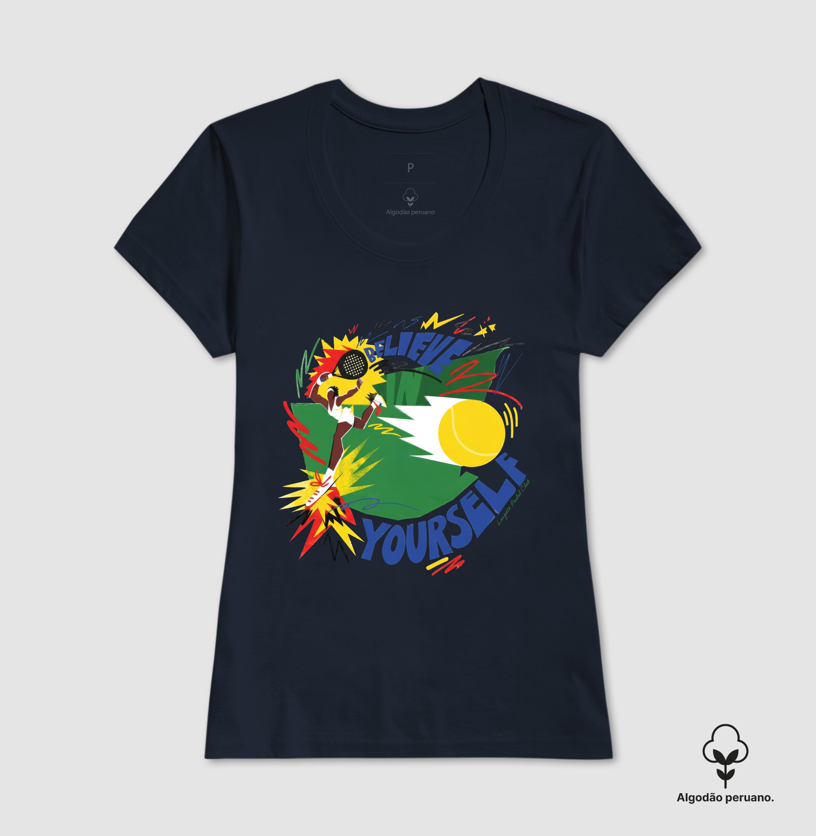 Camiseta Padel Believe In Yourself Retrô - Imagem 3