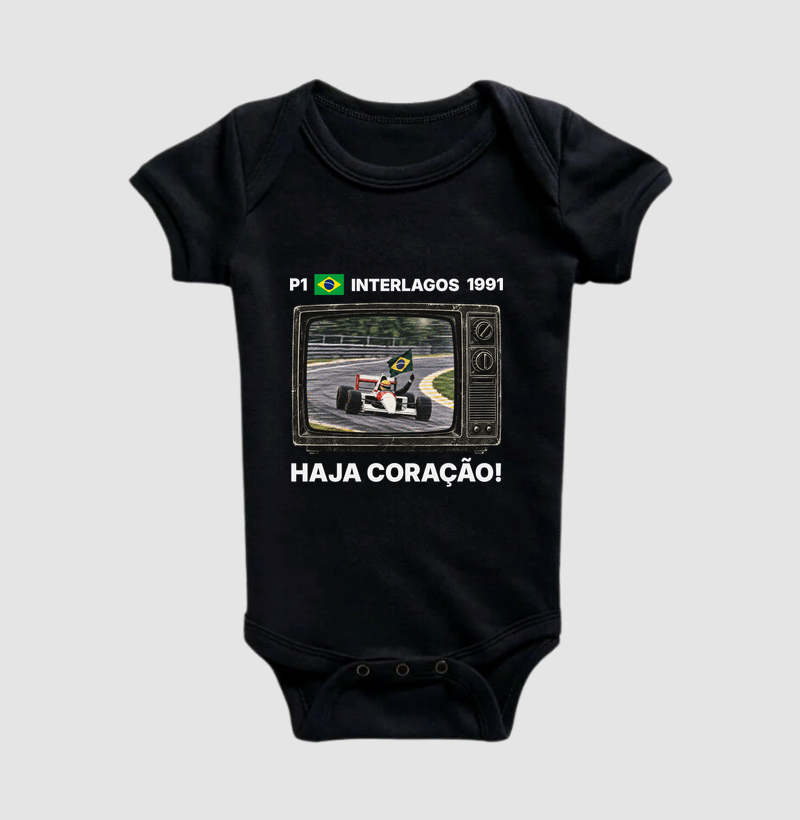 Domingo de Corrida – Camiseta Retrô TV Anos 90 Automobilismo - Imagem 2