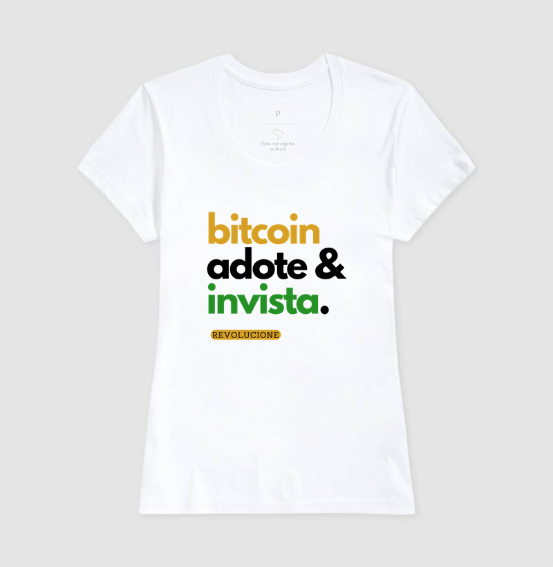 Camiseta Bitcoin Adote & Invista - Imagem 6