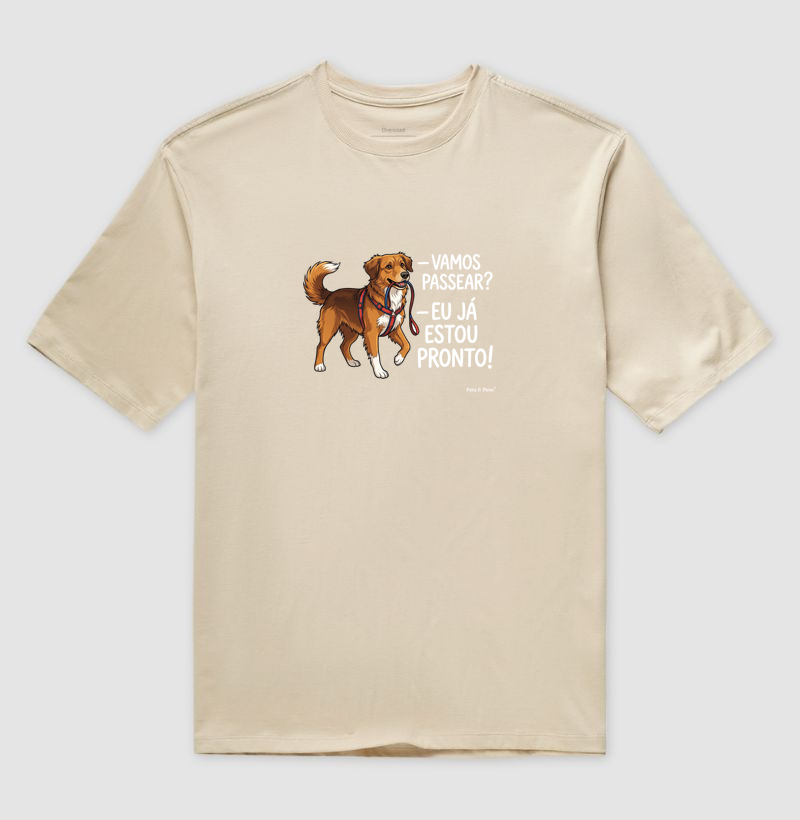 CAMISETA OVERSIZED NOSSO MASCOTE PASSEAR  - Imagem 3