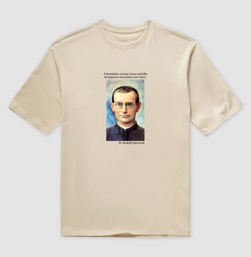 Camiseta Oversized Pe. Rodolfo Komorek - Imagem 3