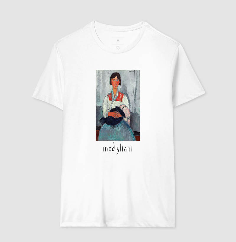Camiseta Expressionista Italiana Modigliani  - Imagem 4