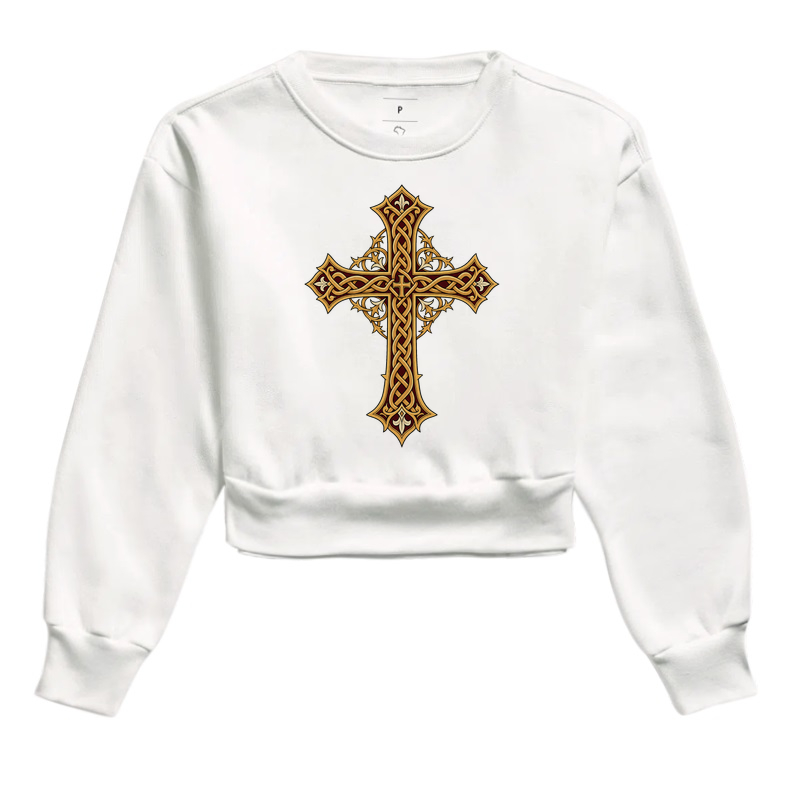 Cruz Medieval de Entrelaces - Imagem 3