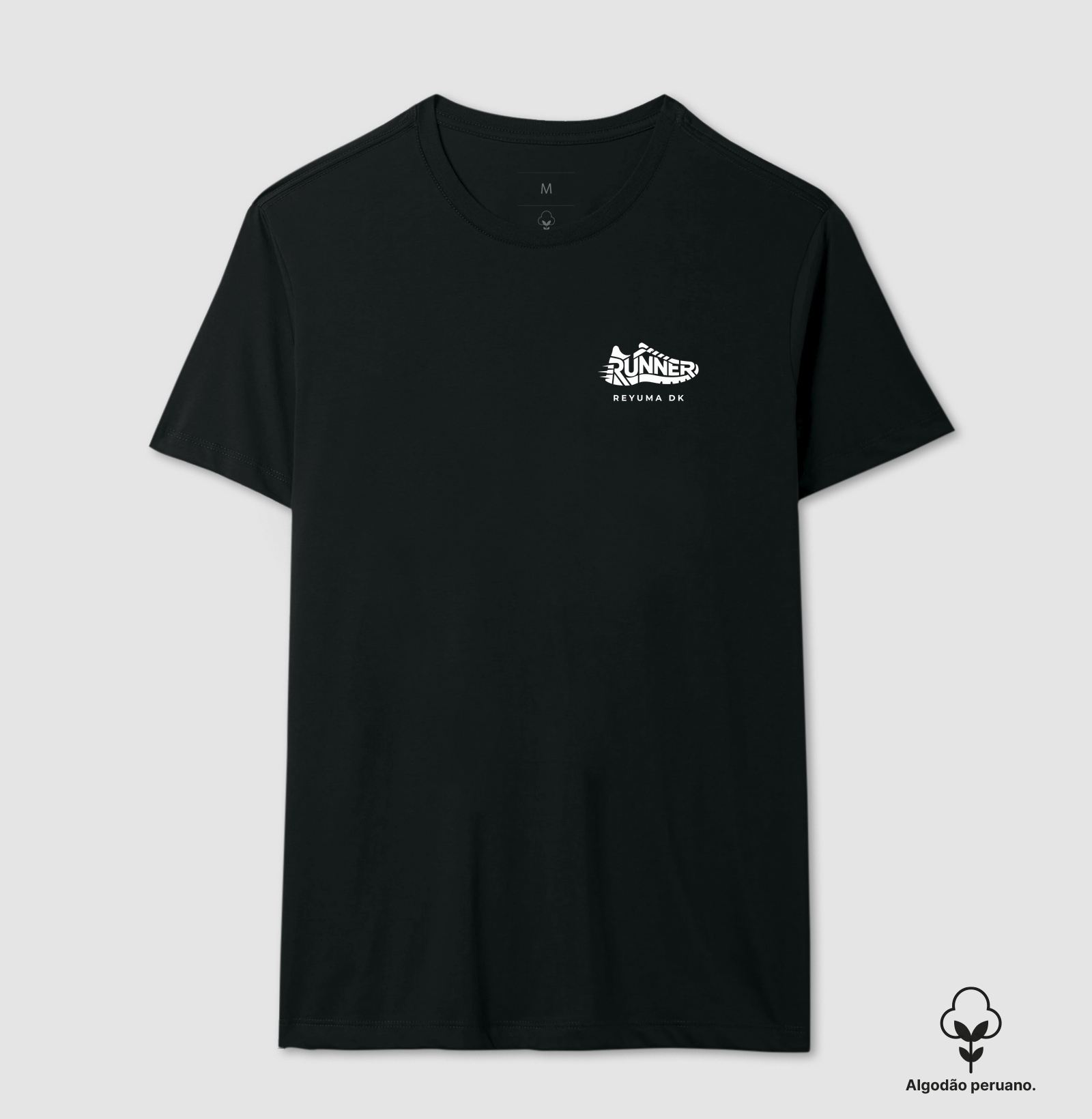 Camiseta Masculina, Feminina, Babylook e Unissex de Algodão Peruano Corrida "Runner – Shoes"  - Imagem 2