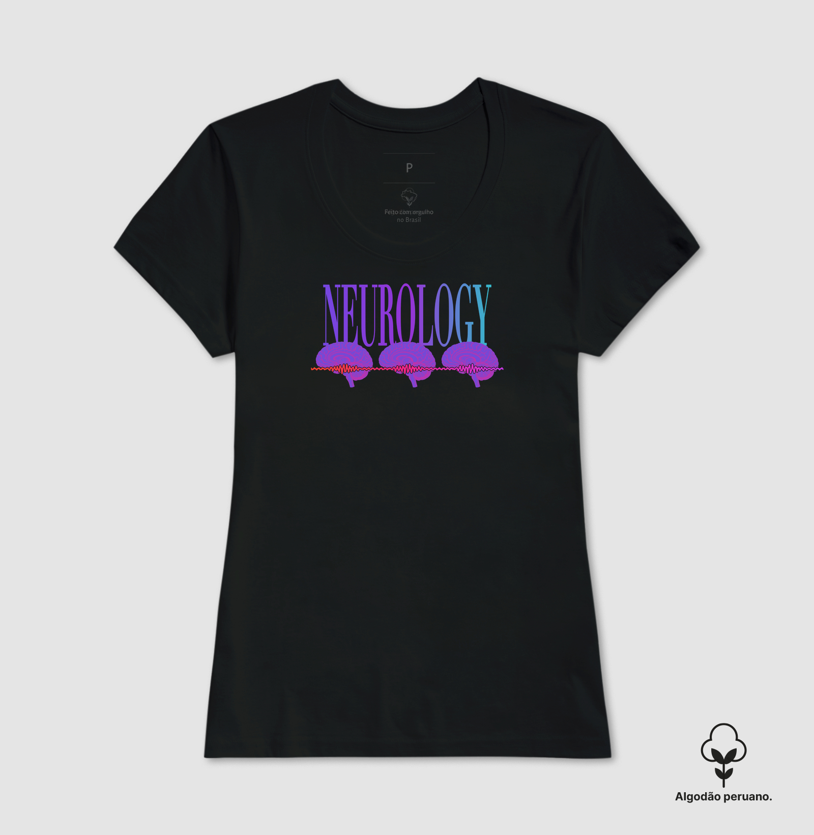 Camiseta Algodão Peruano — Neurology · Nova Edição - Imagem 8