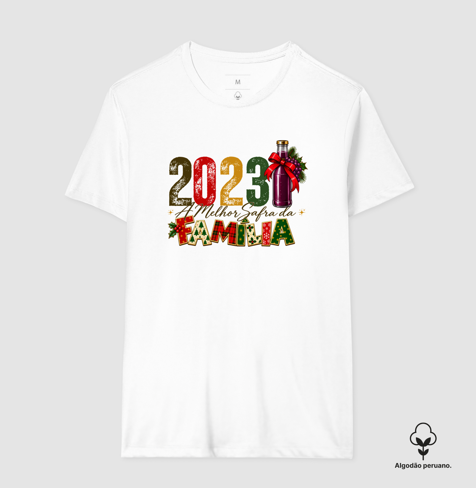 Camiseta Algodão Peruano A Melhor Safra da Família 2023 - Imagem 2