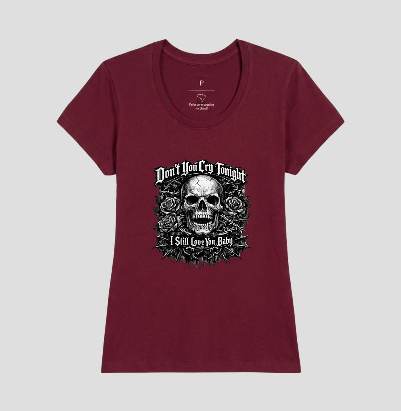 Camiseta Don't Cry Guns N' Rose – Estampa Heavy Metal Dark - Imagem 17