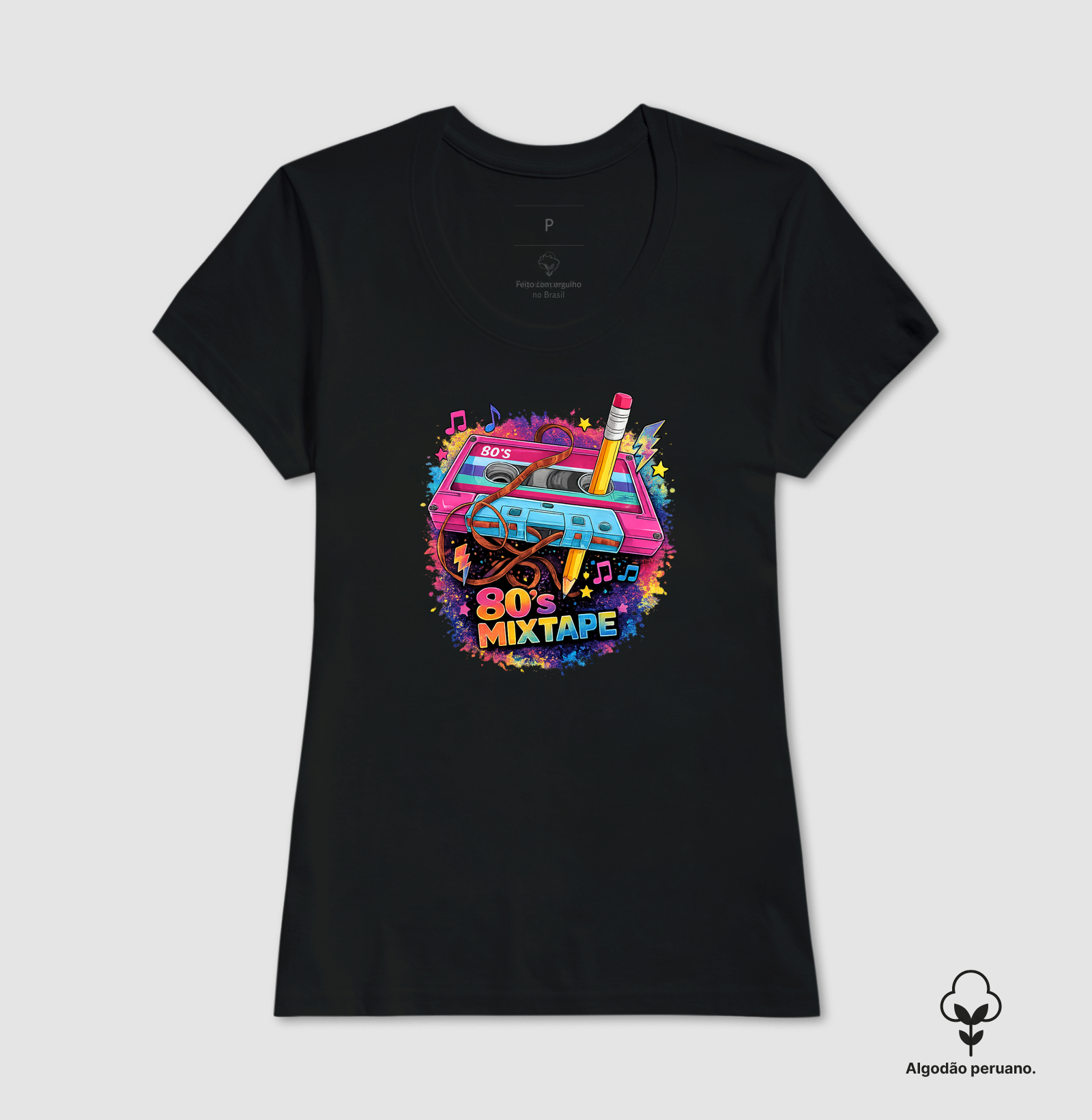 Camiseta Mix Tape Retro - Imagem 4