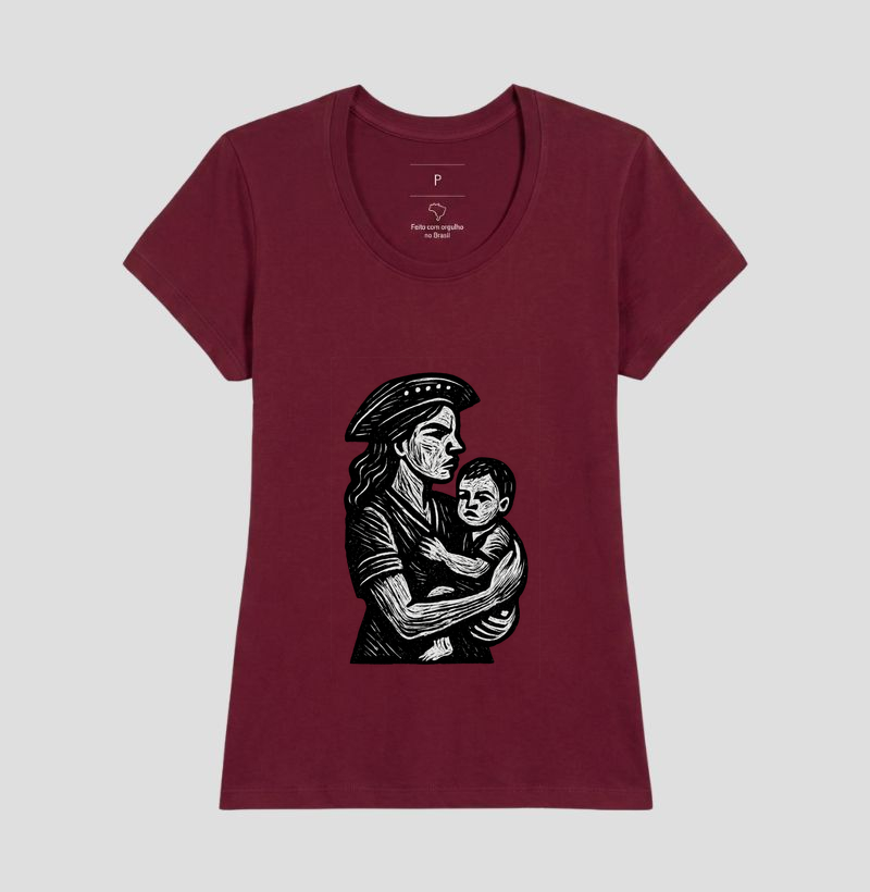 Mulher e Crianca - Xilogravura - Imagem 19