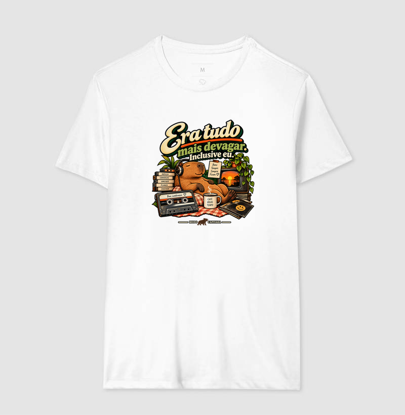 ERA TUDO MAIS DEVAGAR. INCLUSIVE EU - Modo Capivara - Camiseta - Imagem 6