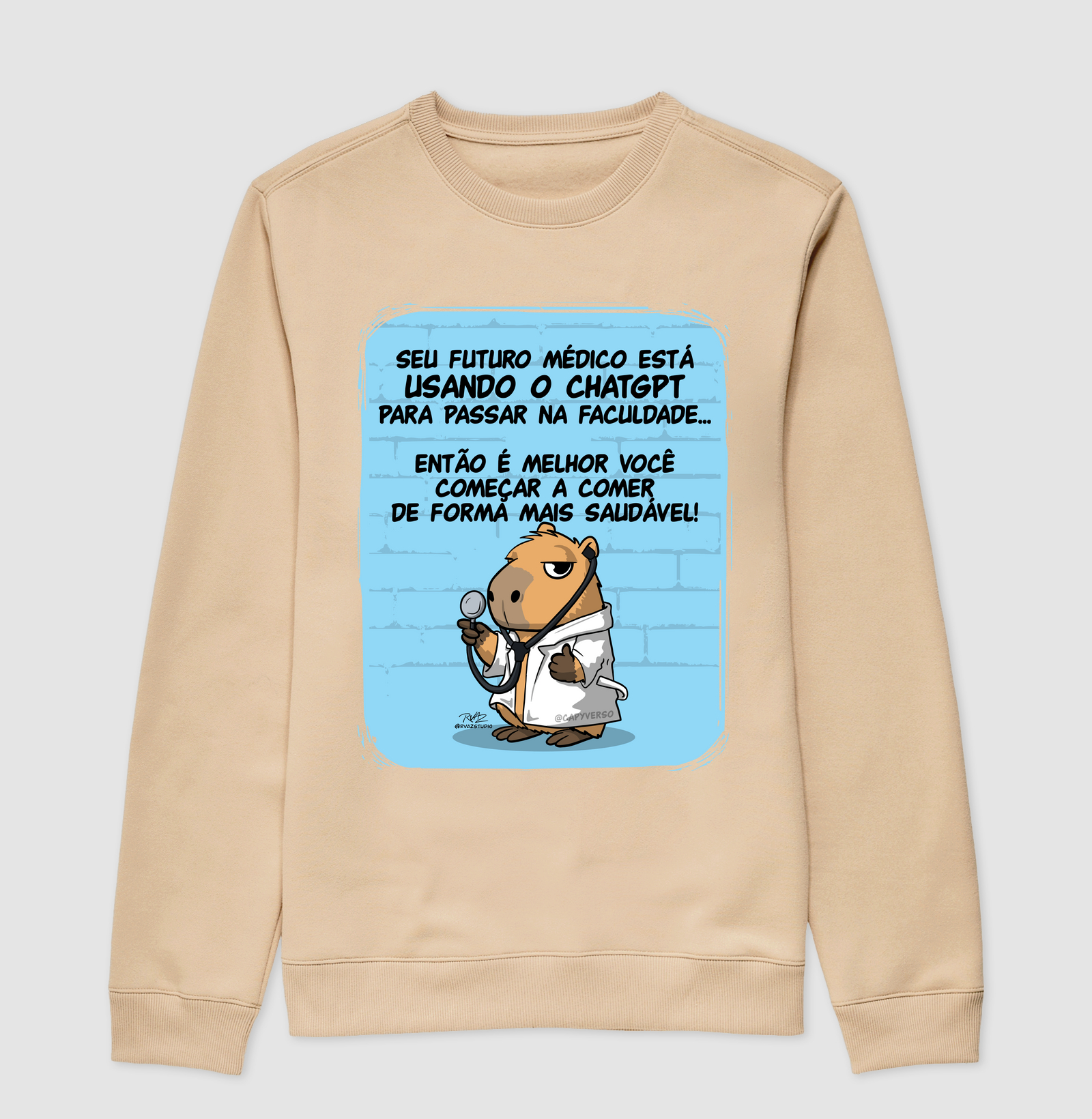 Camiseta Capivara Médico - Imagem 3