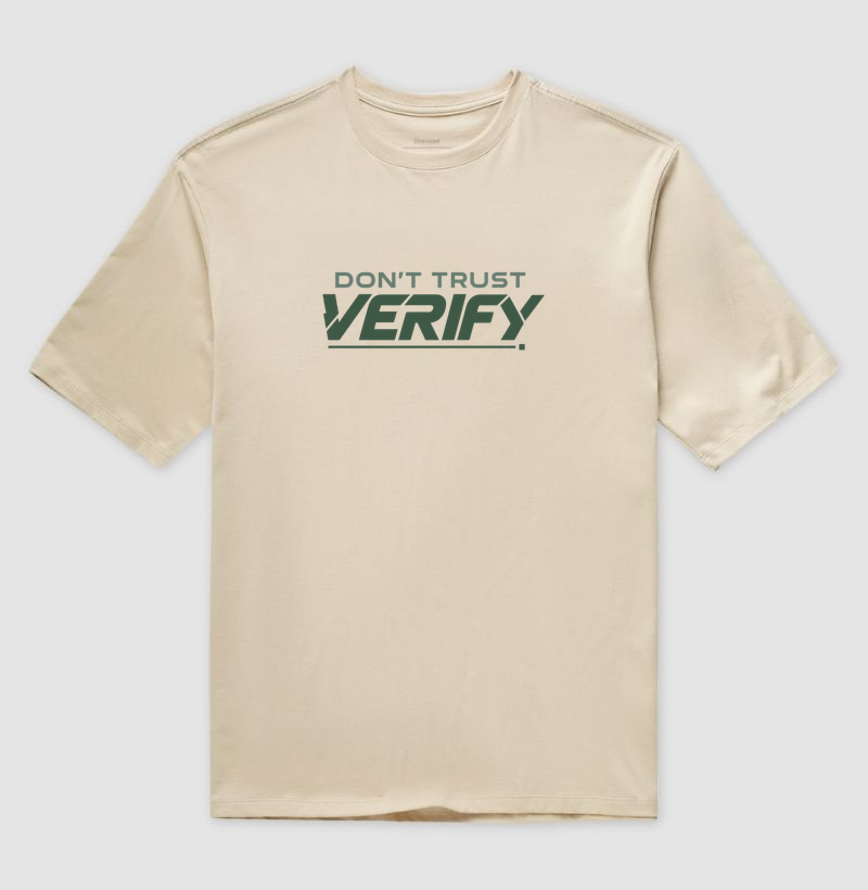 Camiseta Bitcoin Não Confie Verifique - Imagem 3