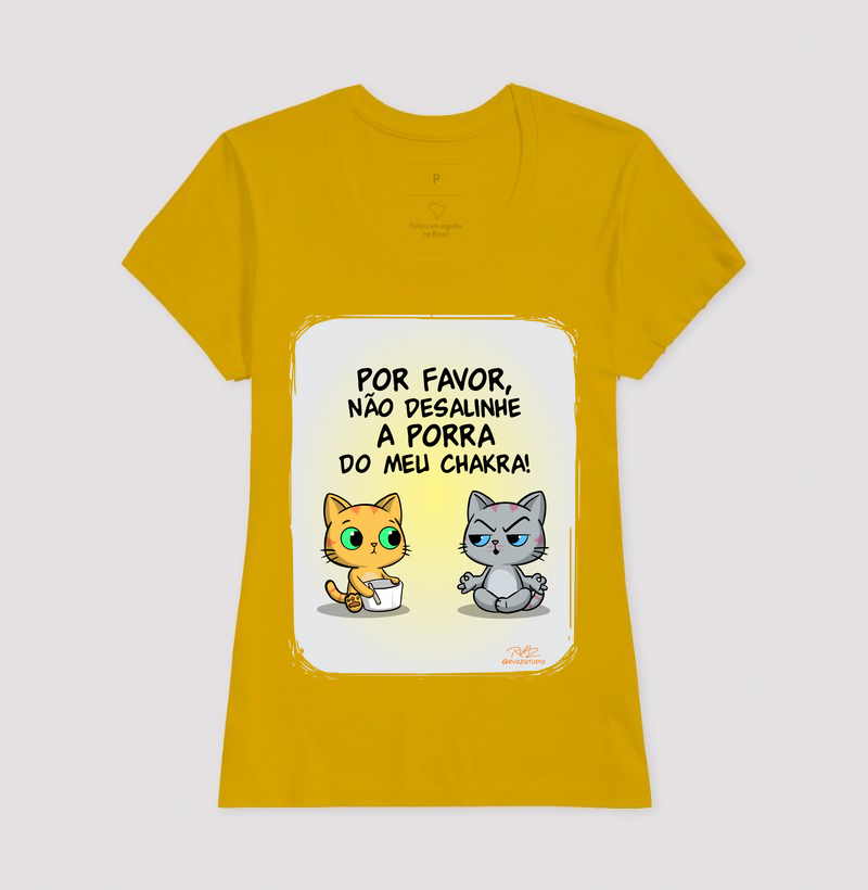 Camiseta Gato Sincero Chakra - Imagem 15