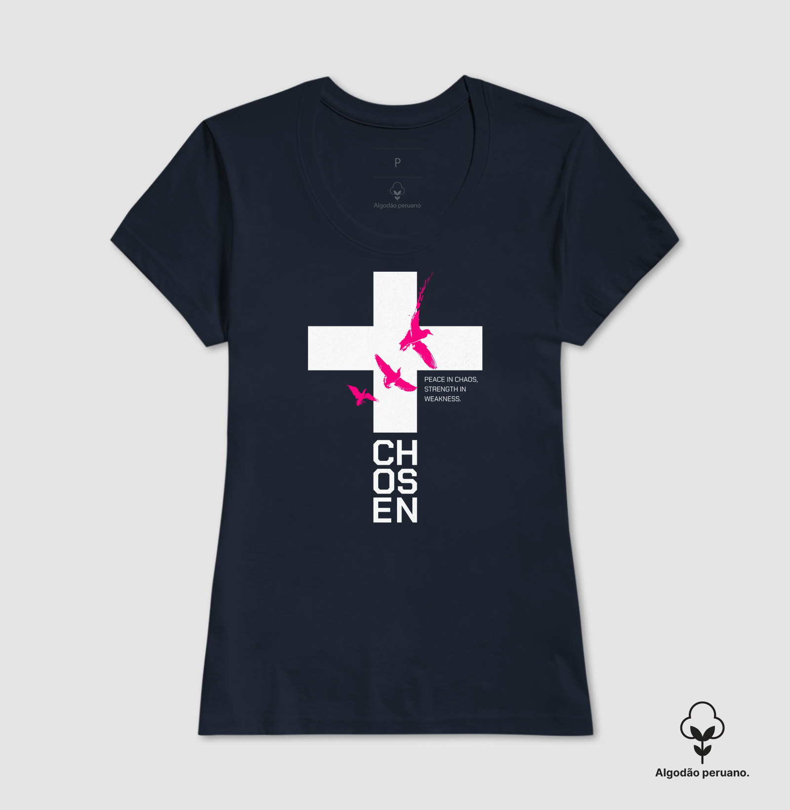 Camiseta Fem. Algodão Peruano Chosen - Imagem 3
